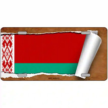 Belarus Scroll Flag Metal Sign - $15.00