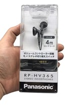 Panasonic RP-HV365 Portable Earbud Headphones -Black 4m - $28.70