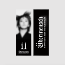 Bigbang GD G-DRAGON Ubermensch Slogan Towel - Black - $379.77 MXN