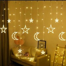 Christmas &amp; Ramadan Led string decorative light stars shaped and moonفانوس رمضان - £41.76 GBP