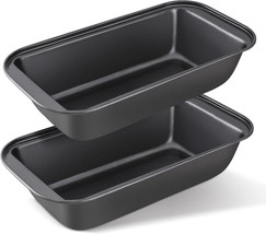 Bread Pan, Nonstick Loaf Pan with Easy Grips Handles, Carbon Steel Loaf Pans for - £24.78 GBP