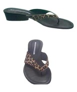 Donald Pliner Couture Congo Hair Calf Leather Shoe Sandal New Thong Sand... - $123.09 CAD