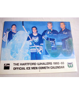 Hartford Whalers 1992-93 Official Ice Men Cometh Calendar VG Condition - $8.99