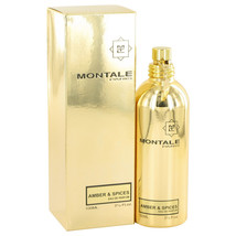 Montale Amber &amp; Spices by Montale Eau De Parfum Spray (Unisex) 3.3 oz - $95.95