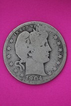 1904 O Barber Liberty Silver Quarter Scarce Semi Key Date New Orleans Mi... - $354.32 MXN