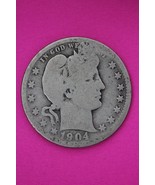 1904 O Barber Liberty Silver Quarter Scarce Semi Key Date New Orleans Mi... - $354.32 MXN