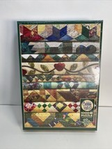 Cobble Hill 1000 Piece Jigsaw Puzzle Grandmas Quilts Random Cut Brand New Sealed - £18.34 GBP