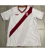 Peruvian soccer women&#39;s team world cup t-shirt polyester white/red Size ... - $280.83 MXN