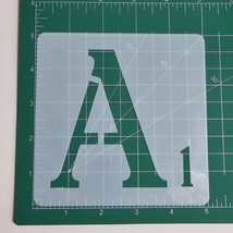 4 Inch Alphabet Letter Stencils Traditional Use or Create Scrabble Tiles - £4.64 GBP