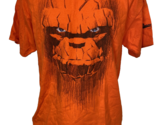 Vintage The Thing Comic Orange Short Sleeve Crew Neck T Shirt Men&#39;s Size L - $23.74