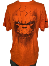 Vintage The Thing Comic Orange Short Sleeve Crew Neck T Shirt Men&#39;s Size L - £18.65 GBP