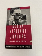 Kodak Vigilant Juniors Six-20 &amp; Six-16 Broschüre Anleitung - £25.72 GBP
