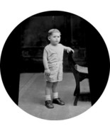 RPPC Portrait Postcard Confused Boy In Shorts Standing Chair 4 Squares A... - €2,14 EUR RPPC Portrait Postcard Confused Boy In Shorts Standing Chair 4 Squares A... - €2,14 EUR