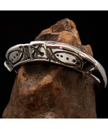 Excellent Hand crafted Sterling Silver Tribal Ring engraved on the Band ... - $22.80