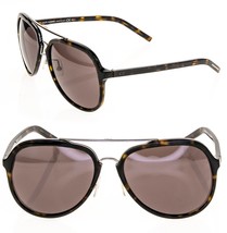 Cristian Dior Homme Blacktie Brown Havana Aviator Sunglasses 122 BLACKTIE122S - £246.25 GBP