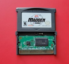 Madden NFL 2002 Game Boy Advance Authentic Nintendo GBA Cleaned Works - $9.47