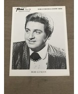 Vintage Bob Luhman Glossy Promotional Press Photo 8x10 Country &amp; Western - $10.94 CAD
