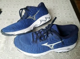 Mizuno Mens Wave Inspire 16 Waveknit 411170 SD73 Blue Running Shoes Size 8 - £32.47 GBP