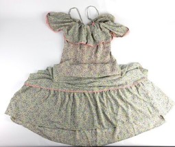 June &amp; Hudson Floral Spaghetti Strap Maxi Dress Women&#39;s Size XS - £10.58 GBP