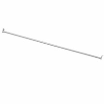 Design House 205849 Adjustable Closet Rod, 72&quot;-120&quot;, White, inch to 120-... - £23.69 GBP