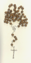 Olive Wood Medium Bead Rosary,New from Jerusalem #2 - £9.34 GBP
