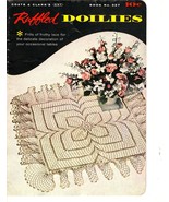 Coats &amp; Clark Ruffled Doilies Book # 327 Vintage Crochet Pattern Book - £7.46 GBP