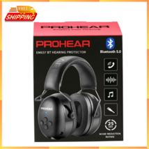 Bluetooth 5.0 Hearing Protection Headphones With Rechargeable 1100mAh Ba... - £45.50 GBP