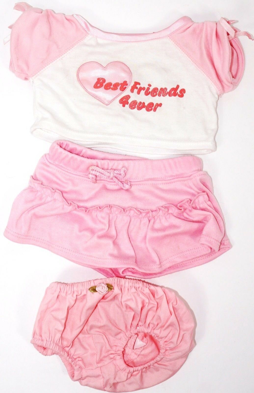 BABW BEST FRIENDS 4 EVER ACCESSORY CLOTHING ITEM - BUILD A BEAR WORKSHOP OUTFIT - $8.00
