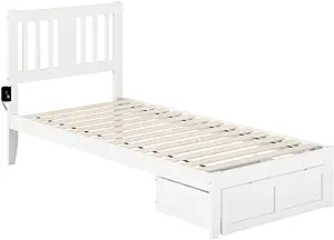 AFI Tahoe Twin Extra Long Bed with Foot Drawer and USB Turbo Charger in ... - $480.99