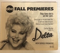 Delta TV guide Print Ad Delta Burke Tpa1 - £4.68 GBP