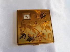 American Beauty Compact with Clock # 23610 - £69.88 GBP