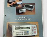 HP Hewlett Packard 3478A Digital Multimeter Owner's Manual - Original 03... - $27.71