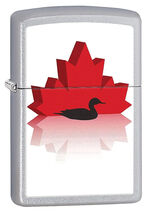 Cool Canadian Goose Maple Leaf Shadow Zippo Lighter - $28.45