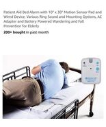 PATIENT AID PA-505B -N Bed Alarm Fall Prevention System - Monitor &amp; Bed Pad - $825.19 MXN