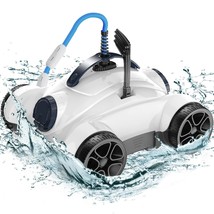 Robotic Pool Cleaner, Wired Automatic Pool Vacuum, Powerful Cleaning Wit... - £278.79 GBP