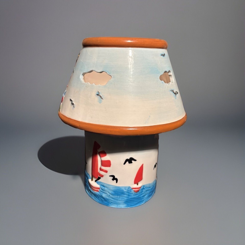 Nice Ceramic Lighthouse Candle Lamp Item image 4