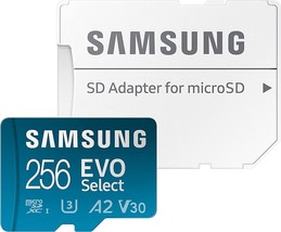 256GB SAMSUNG EVO Select Plus Micro SD Memory Card Adapter microSDXC 130... - $39.58