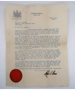 Antique WW1 Letter 1918 New National Army Troy NY Cornelius Burns Signed... - €214,51 EUR