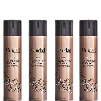 Ouidad Curl last Flexible Hold Hair spray Purse size 1.7 oz - Pack of 4 - $31.25