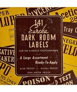 Eureka Dark Room Photography Labels 1940s-50s Antique Film Development D... - $331.17 MXN