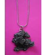 Meterorite Necklace W/ Chain Campo Del Cielo 15.2 Grams Genuine Dino Gir... - $52.10 CAD