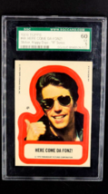 1976 Topps Happy Days A Stickers 4A Here Come Da Fonz! SGC 5 / 60 Highes... - £19.93 GBP