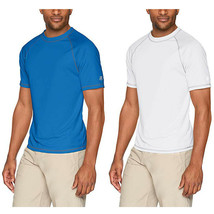 NWT ZeroXposur Men Short Sleeve UPF50+ Sun Protection Tee Quick Dry T-Shirt $40 - £19.61 GBP
