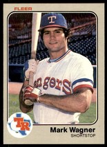 1983 Fleer - #582 Mark Wagner Texas Rangerts Baseball Card - $1.29