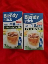 2 PACK AGF BLENDY STICK CREAMY CAFE AULAIT  - $33.66