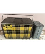 Vintage MCM Plaid Tartan Insulated Ice Chest Cooler Made In USA By Poloron - €64,84 EUR