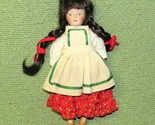 VINTAGE GORHAM DOLL GIFT WORLD PORCELAIN ORNAMENT 8&quot; MADE IN TAIWAN COLL... - $4.50