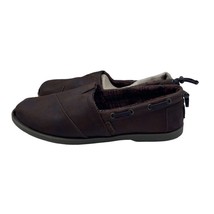 Bobs Skechers Chill Luxe Flat Lined Brown Shoes Slip On Casual Womens Size 11 - £29.56 GBP