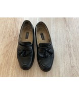 Bally Mens Shoes Size 9.5D Srnico Black Leather Italy - $30.29