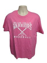 Blue Hills Warriors Baseball Adult Large Pink TShirt - $331.61 MXN